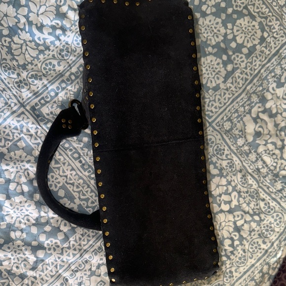 CELINE Black Studded suede  Handbag - Picture 12 of 12